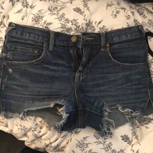 Free people denim shorts